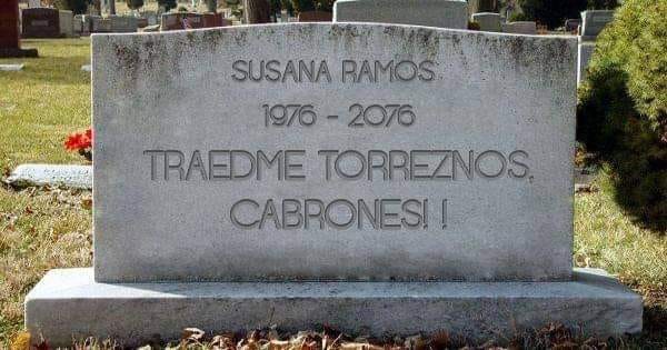 Epitafio de Susana Ramos