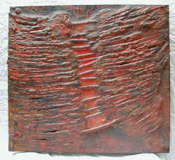 "Puentes Rojos"      46x42 cm.   tcnica mixta           350  